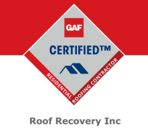 Roof Recovery Inc GAF Certified Residential Roofing Contractor badge